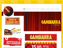 Tablet Screenshot of gambiarraafesta.com.br